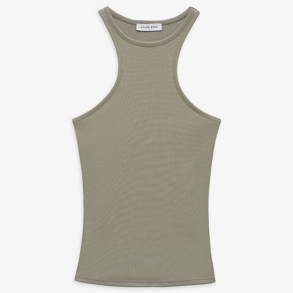 Anine Bing Morgan Tank Olive